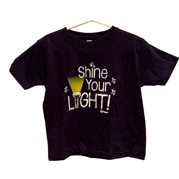 New 3T Child Shine Your Light Firefly Lightning Bug 100% Cotton Short Sleeve Tee - Picture 1 of 5